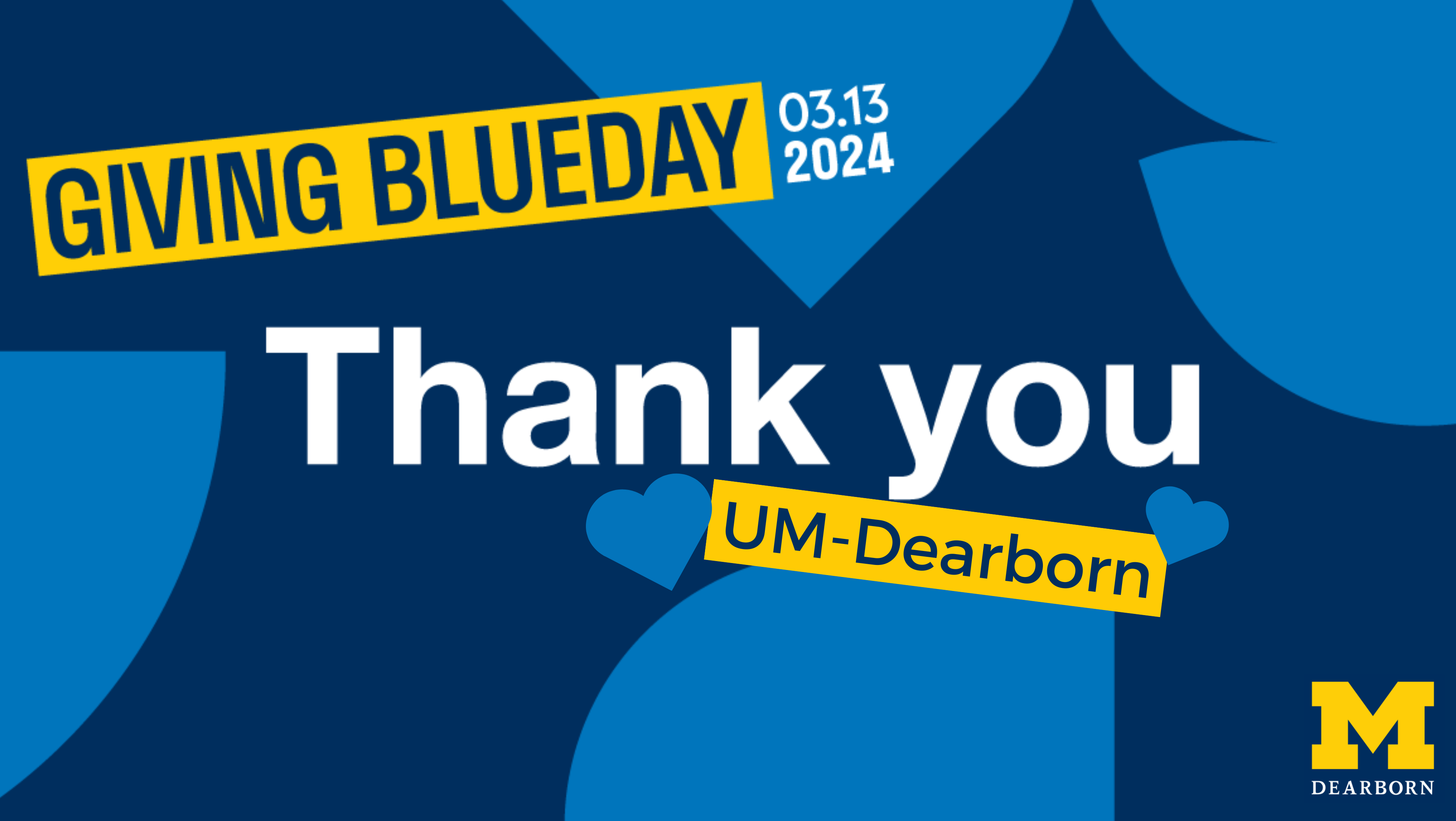 Giving Blueday 2024 University of MichiganDearborn